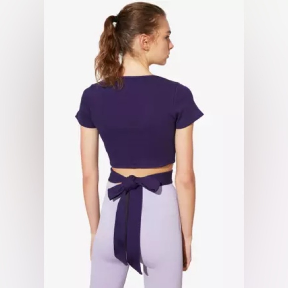 Trendyol Purple Cut-out Blouse for Women -S -NWOT